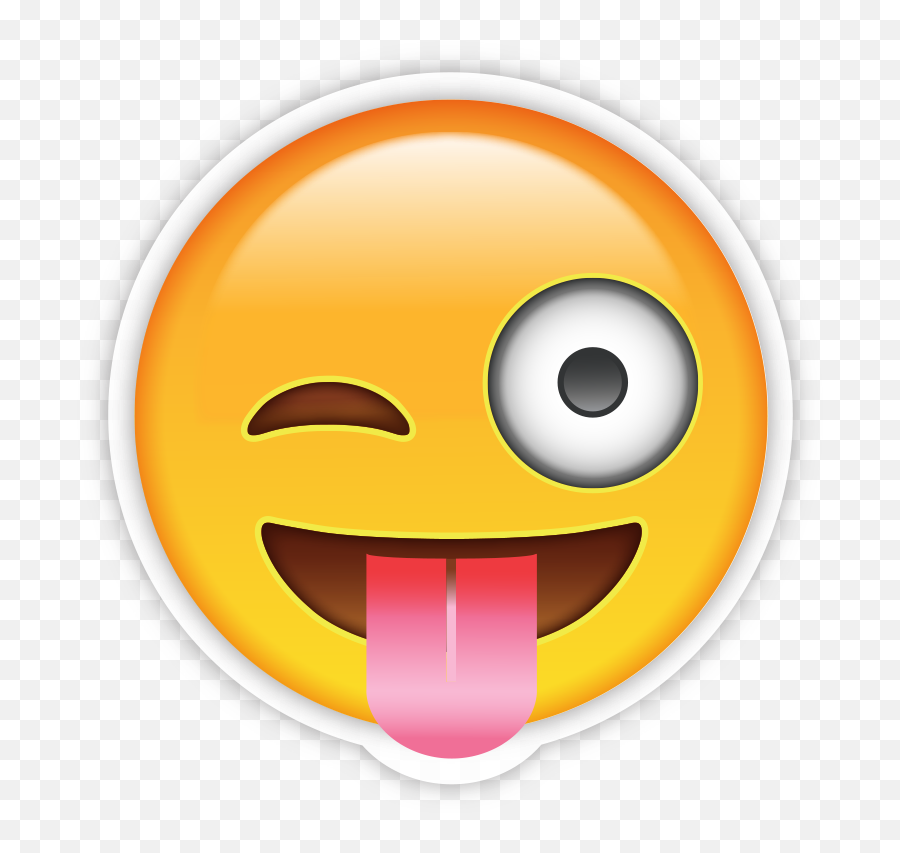 Emoji Book - Transparent Tongue Out Emoji,Emoji Dimensions
