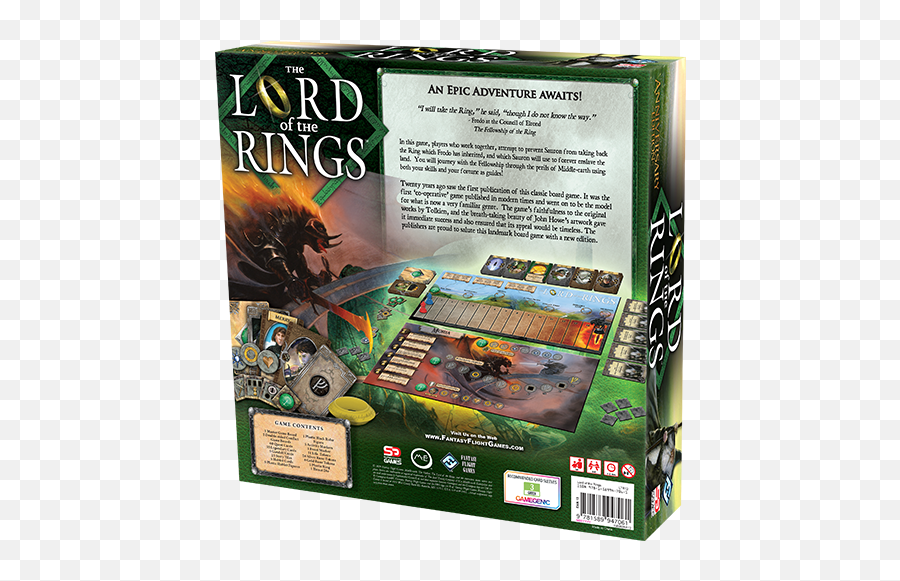 Fantasy Flight Games The Lord Of The Rings The Board Game - Anniversary Edition Lord Of The Rings Game Anniversary Edition Emoji,Emotion Board Game