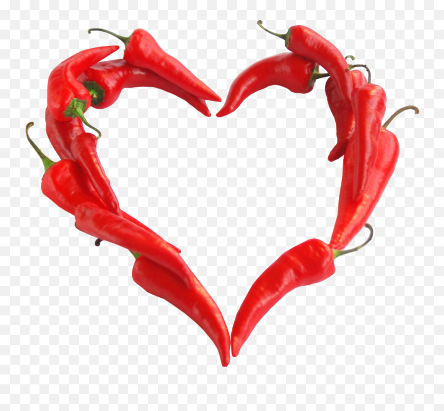 Chili Pepper Heart Clipart By Exostock - Pepper Heart Chili Pepper Heart Png Emoji,Chili Pepper Emoji