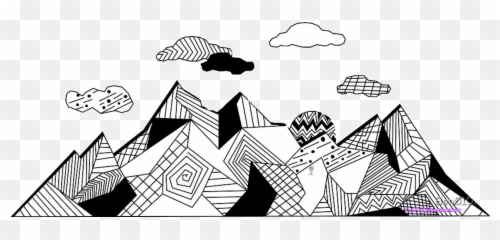 Mountains Challenge Aztec Sticker By A Marina Rios - Dot Emoji,Aztec Emoji