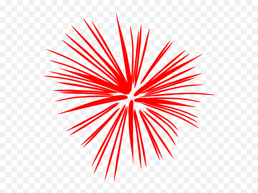 Large Red Fireworks Clip Art At Clker - Black And White Fireworks Png Emoji,Fireworks Emoji Animated