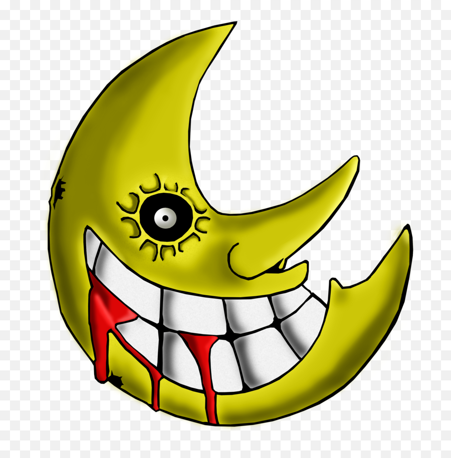 Download Pin Soul Eater Moon Wallpapers Download Png Image - Soul Eater Moon Png Emoji,Laughing Emoticons Wallpaper