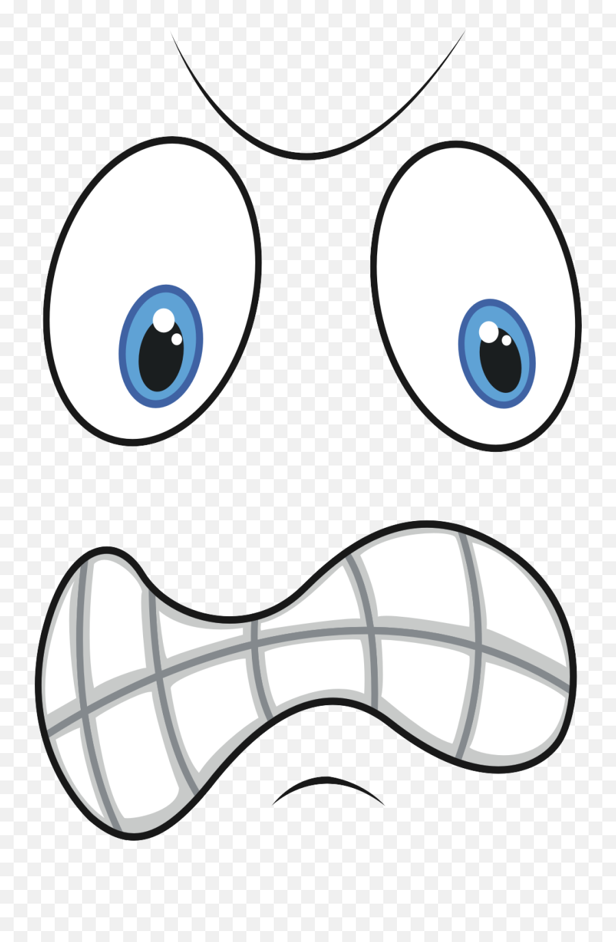 Anger Clip Art - Cartoon Faces Png Download 9651434 East Fortune Emoji,Angry Anime Emojis No Background