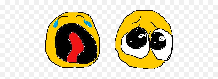 Cry Cursed Emoji - Pleading Face Emoji Meme,Lovestruck Emoji