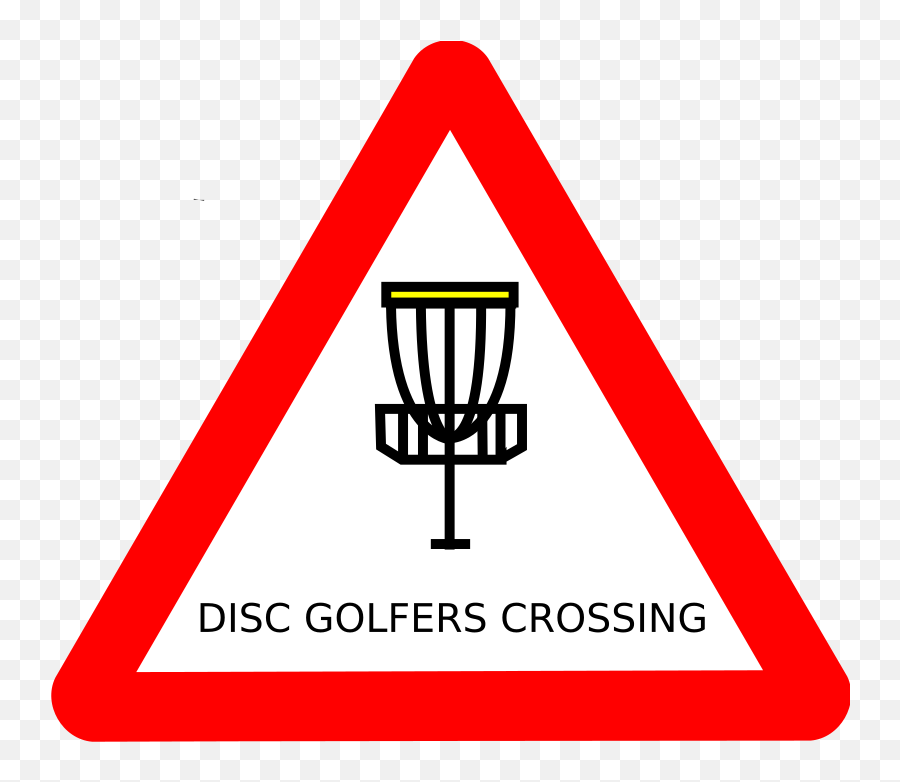 Disc Golf Clip Art - Road Sign Emoji,Disc Golf Emoji