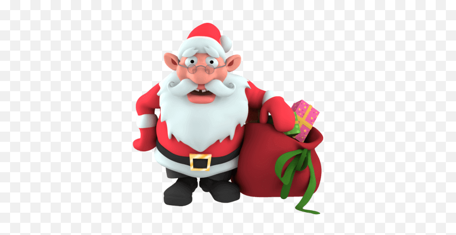Download Christmas Stickers Live 3d Emoji For Imessage - Santa 3d Xmas Png,Christmas Tree Emoji