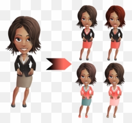 39 Business Vector Cartoons Ideas - Cartoon Characters For School Project Emoji,Ca Rtoon Girl Stamding Emotions