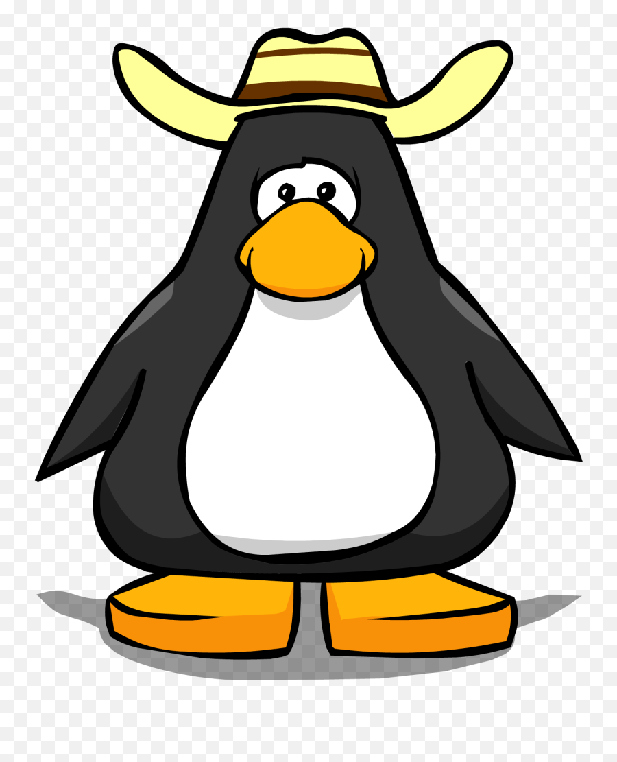 Tan Cowboy Hat Club Penguin Wiki Fandom - Club Penguin Penguin Emoji,Emojis Vaqueros