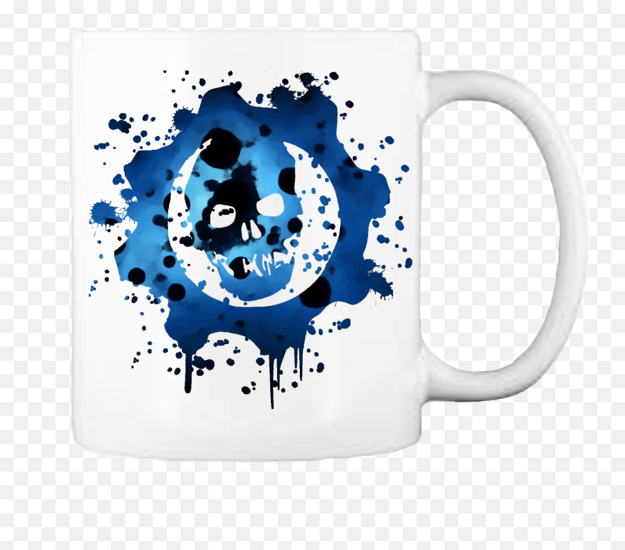 Gears Of War - Cog Mug Emoji,Heat Symbol Emoticon