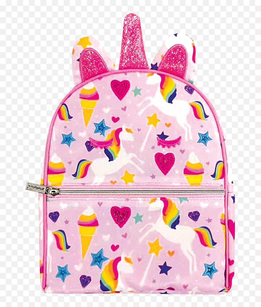 Magical Unicorn Mini Backpack - Girly Emoji,Unicorn Emoji Shoulder Off