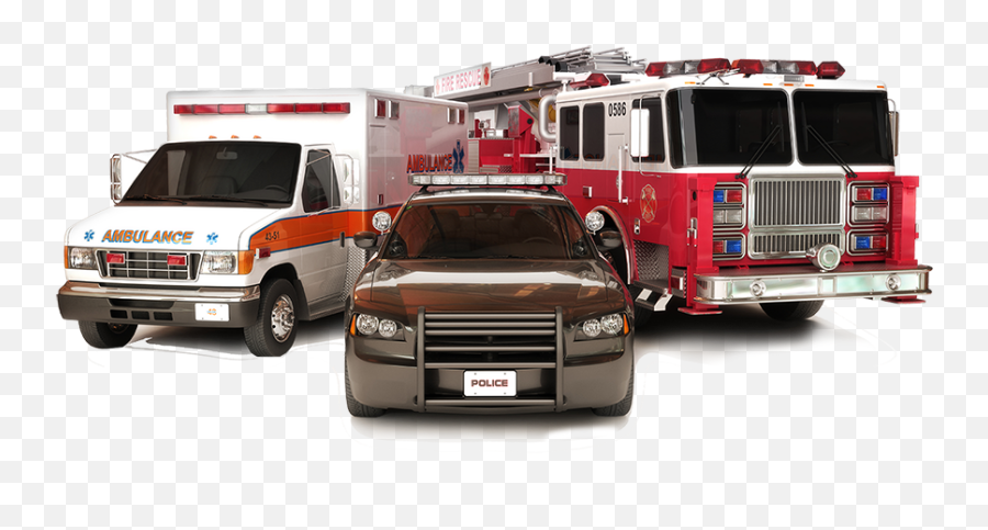Download Hd Police Ambulance Fire Truck - Emergency Vehicle Emoji,Fire Emoji And Fire Truck Emoji