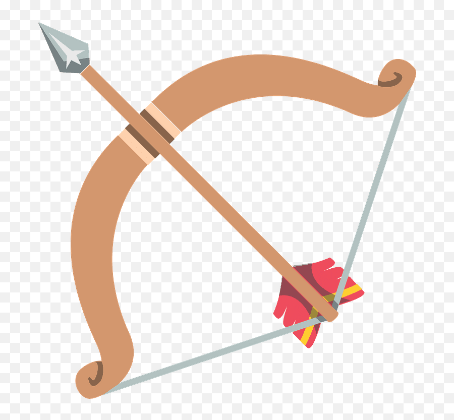Bow And Arrow Emoji Clipart - Bow And Arrow Emoji,Archer Emoji