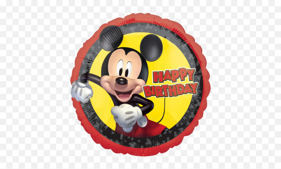 18 Star Birthday Balloon U2013 Balloonerycom - Printable Mickey Mouse Cake Toppers Emoji,Emoticon Birthday Star