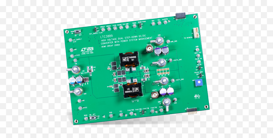 Dc2595a Demo Circuit For The Ltc3889 - Hardware Programmer Emoji,Circut Board Emoji