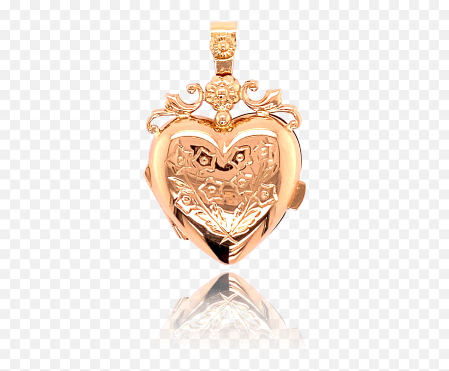 18k French Victorian Floral Engraved - Solid Emoji,Do The French Use A Lot Of Heart Emojis