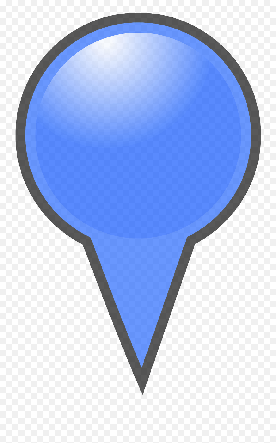 Blue Map Marker Clipart - Icon Blue Map Marker Emoji,Map Pin Emoji