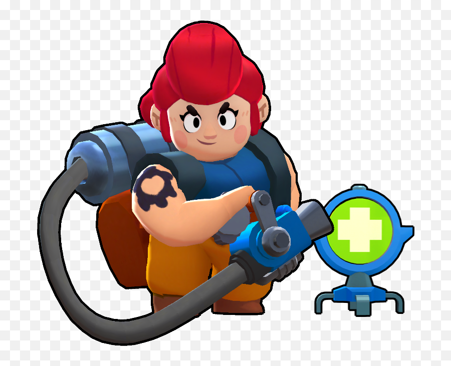 Brawlstars Pam Brawlstar Sticker By More Brawl Post - Brawlers Pam Brawl Stars Emoji,Plumber Emoji