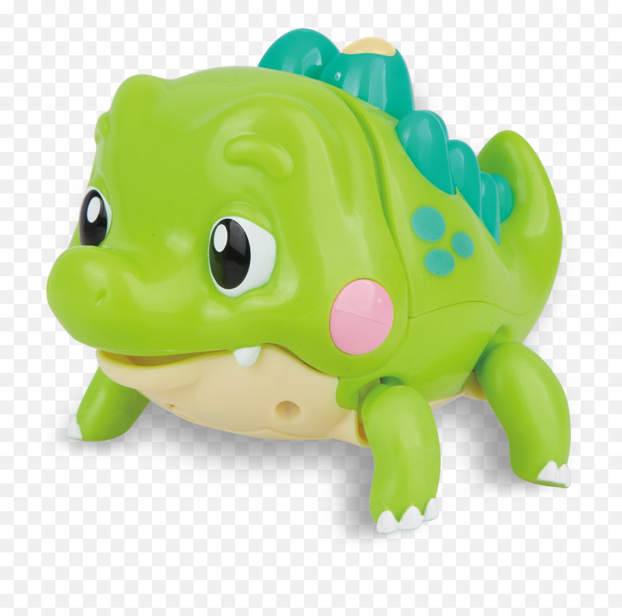 Robo Alive Junior Little Croc 5 Inch Battery - Powered Bath Toy By Zuru Emoji,Smiley Emoticon Blowing Party Whistle