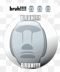 Moai Moyai Bruh Sticker - Moai Moyai Bruh Moyai Moai Emoji,Facebook Emojis Bruh