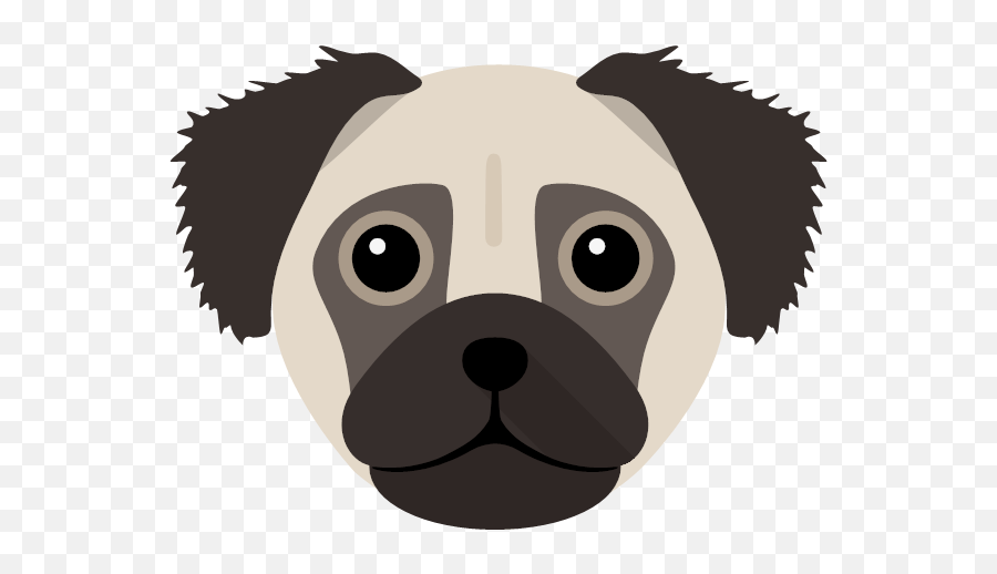 Personalised Chug Face Masks Yappycom Emoji,Emoji Dog Head