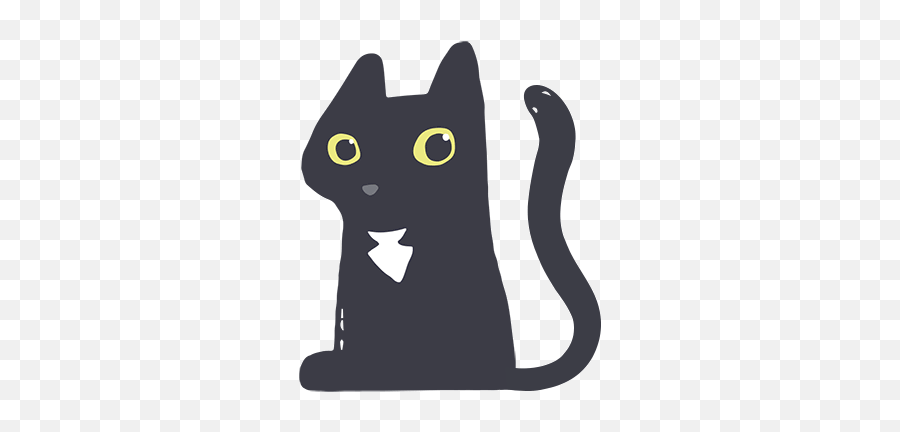 Pickle And Nancy Animated - Black Cat Emoji,Pickle Emoticons