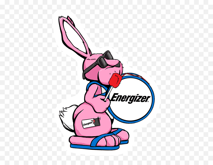 Energizer Bunny Stickers - Energizer Bunny Clipart Emoji,Energizer Bunny Emoji