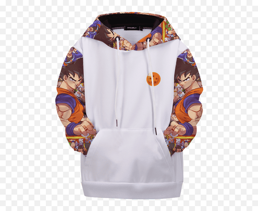 Dragon Ball Z All Characters Awesome Art White Kids Hoodie Emoji,Not Everyone Has An Iphone Skull Emoji