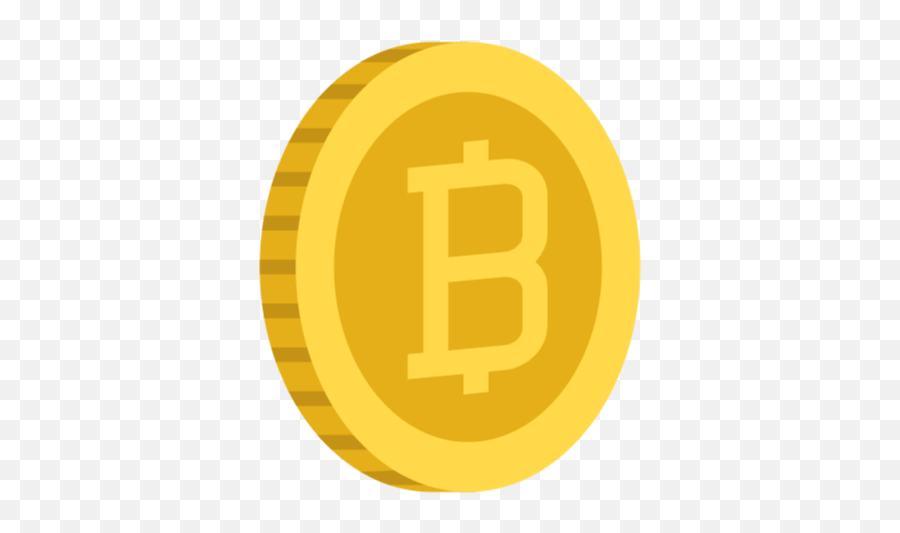 Gold Bitcoin Transparent Png Png Mart Emoji,Bitcoin Emoji