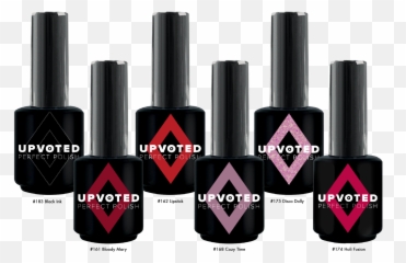 Upvoted Bestsellers 6pcs Emoji,Black Hand Nail Polish Emoji