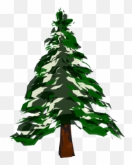 Pine Tree Clip Art At Clker Vector Clip - Winter Pine Tree Clipart Emoji,Pine Tree Emoji