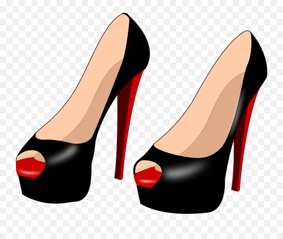 Feet Clipart Foot Heel - Transparent Background High Heels Clipart Emoji,High Heel Emoji