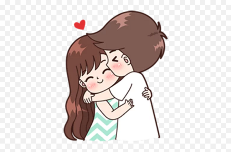 Sticker Maker - Boobib Cute Couple 2 Parejas De Novios Dibujos Emoji,Couple Emoji Transparent