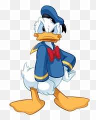 Donald Angry Clipart - Upset Donald Duck Angry Full Size Classic Donald Duck Angry Emoji,Duck Emoji