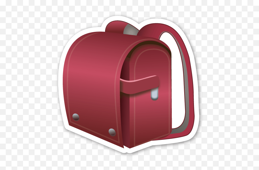 School Satchel - School Emoji Sticker Png,School Emoji