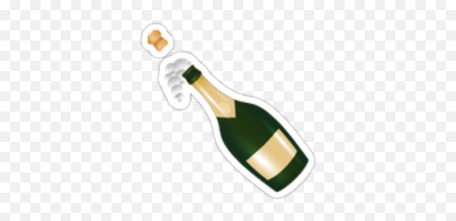 Download Pop The Champagne New Emoji - Bottle With Popping Cork Emoji Png,Champange Emoji
