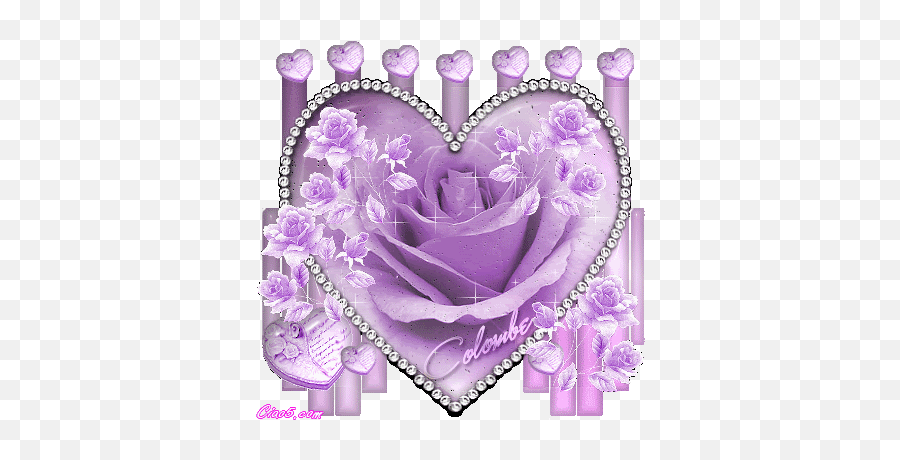 Rose Flower Pictures Glitter Flowers - Transparent Purple Rose Gif Emoji,Two Roses Emoji