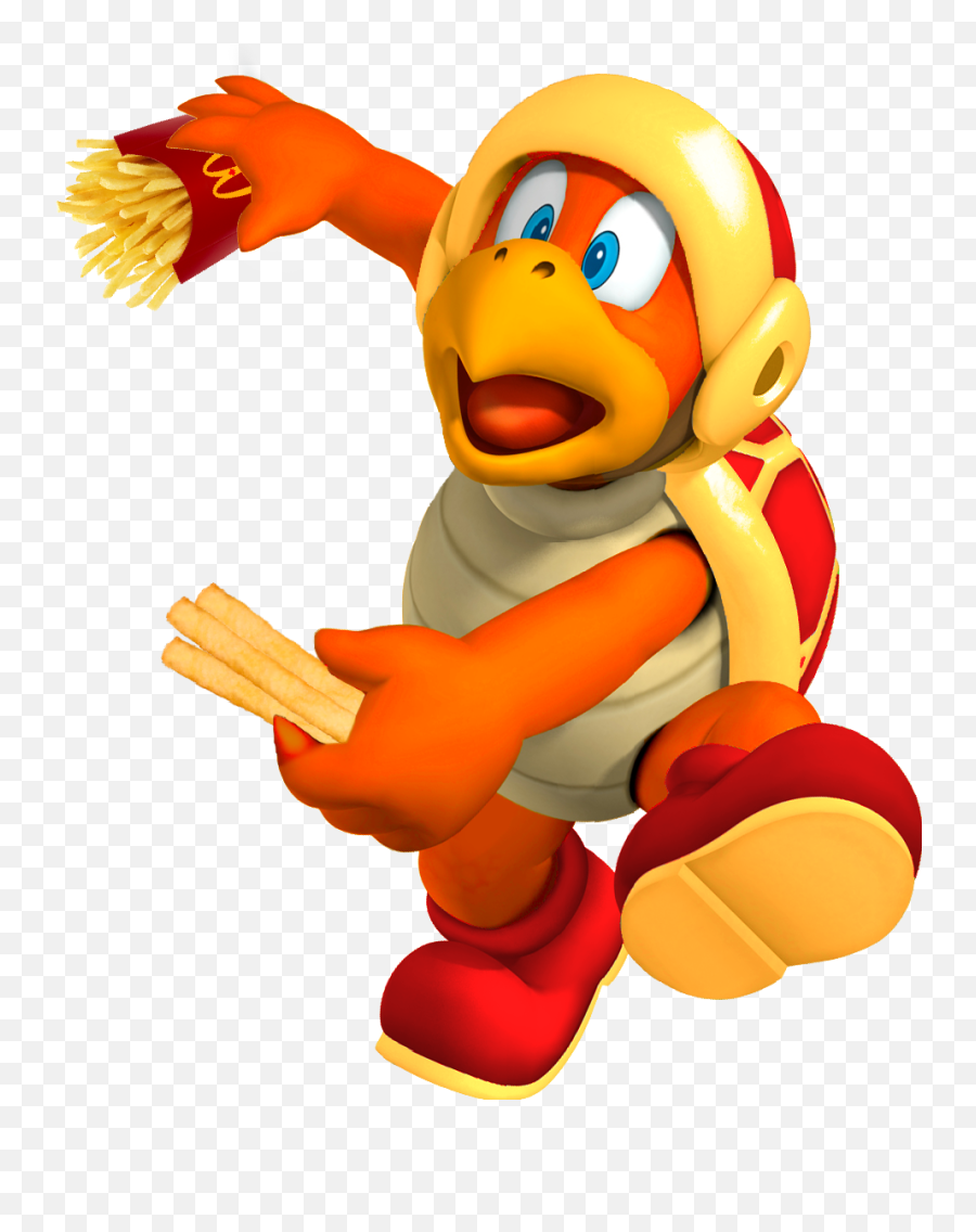 French Fry Bro Mario Clipart - French Fry Bro Emoji,Flag Fish Fries Emoji