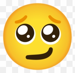 Its - Apple Pleading Eyes Emoji,Boulder Emoji