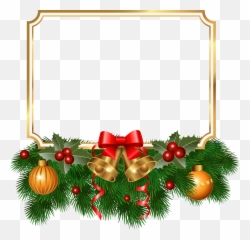 Free Transparent Wedding Invitation Png - Frame Christmas Border Png Emoji,Emoji Christmas Notes Bee