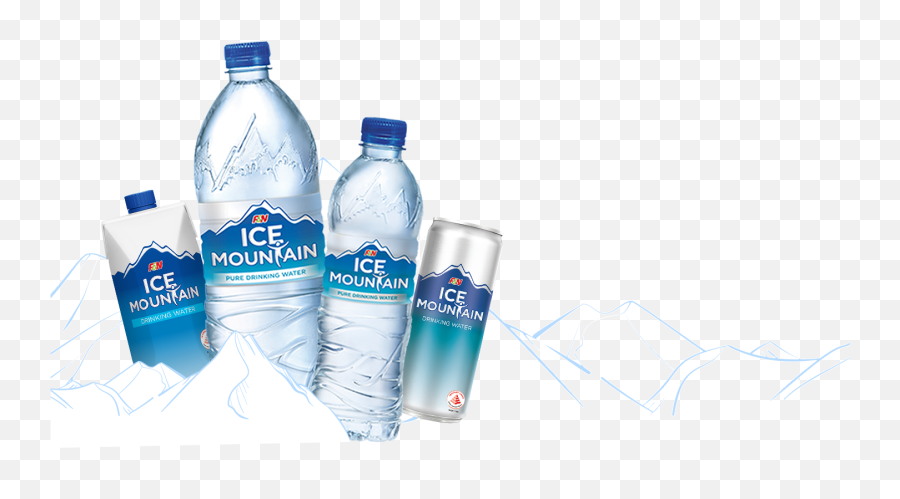 Ice Mountain - Singapore Mineral Water Label Emoji,Nestle Pure Life Emoji