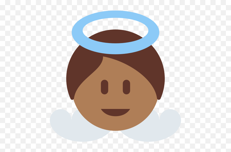 Baby Angel Medium - Dark Skin Tone Emoji Human Skin Color,2019 African American Happy New Year Emojis