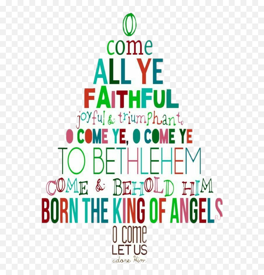 Christmas Song Lyrics Sticker Challenge - O Come All Ye Faithful Quotes Emoji,Christmas Song Emoji
