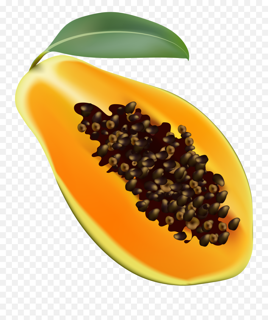 Transparent Background Papaya Clipart - Transparent Background Papaya Clipart Emoji,Papaya Emoticon