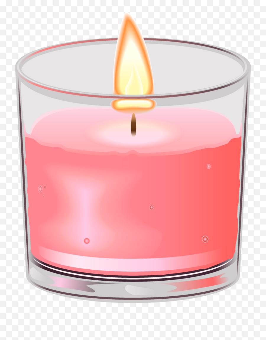 Ftestickers Christmas Candle Pink - Transparent Background Candle Clipart Emoji,Christmas Candle Emojis
