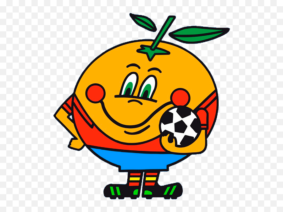 Mascota Del Mundial Naranjito Clipart - Naranjito España 82 Emoji,Caricaturas Te Amo En Emojis