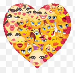 Heart Emoji - Happy,Heart Hug Emoji