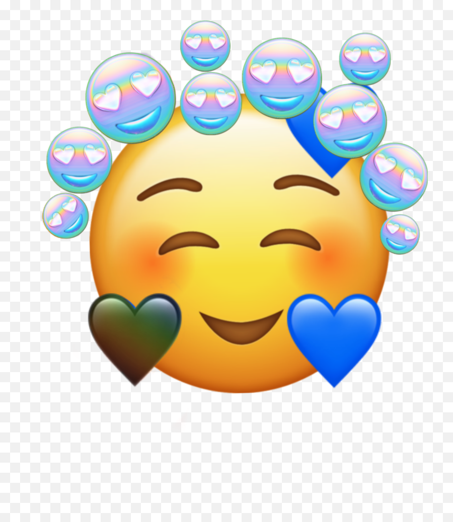 Emo Image - Emoji Con Corazon Azul,Emo Fdr Emoticon