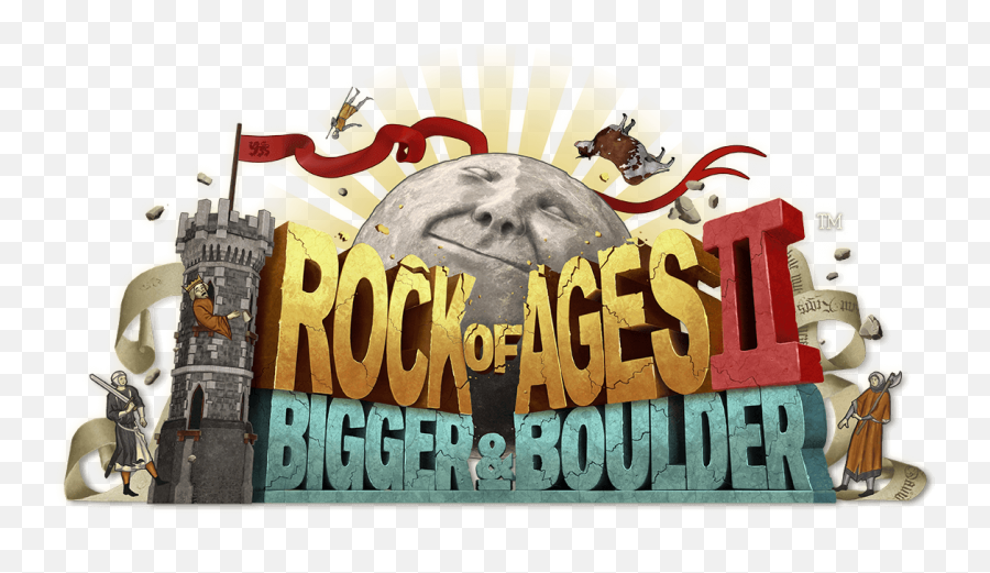 The Rock Of Ages Ii The Official Website - Rock Of Ages 2 Bigger Boulder Steam Key Emoji,Rock & Roll Hand Emoji