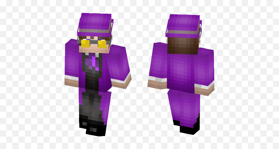 Purple Suit Thing Man Minecraft Skin - Dk Minecraft Skin Emoji,Copy Paste Mincraft Steve Emojis