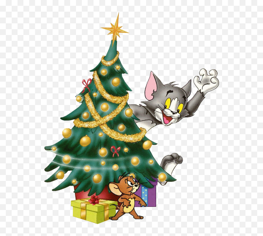 Tom And Jerry Pictures - Tom Y Jerry Christmas Toon Emoji,Emoji Christmas Accessories